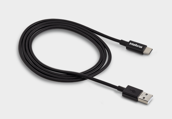 Cabo USB-C - USB-C 1,2m PVC branco Intelbras EUCC 12PB - intelbras